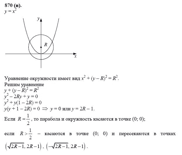 Ответ к задаче № 870 (н) - Л.С.Атанасян, гдз по геометрии 11 класс